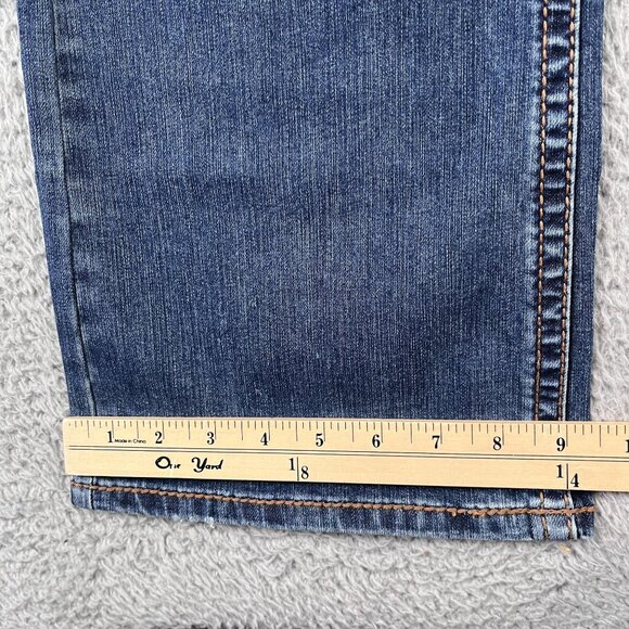 NWT Rank 45 Mens Jeans 31x34 Slim Bootcut Western Medium Wash Mid Rise - Picture 6 of 10